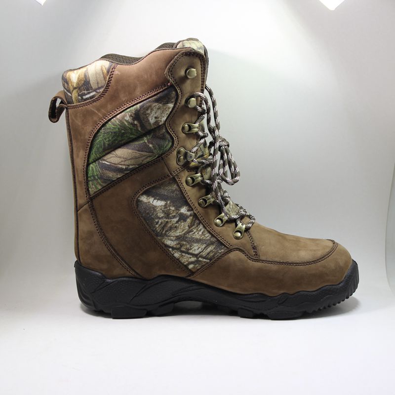 Tige en cuir nubuck avec chaussures camo Hunter