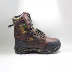 Chaussure de chasse de qualité supérieure en cuir imperméable pour hommes