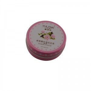 Petit baume à lèvres rond en deux parties, boîte de conserve d'emballage cosmétique