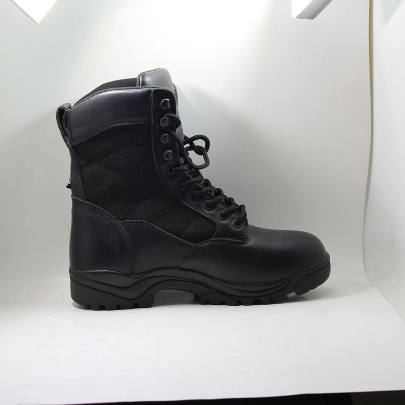 Bottes de combat militaires noires pour hommes