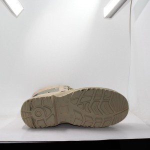 Bottes de combat Desert Army en cuir pour hommes