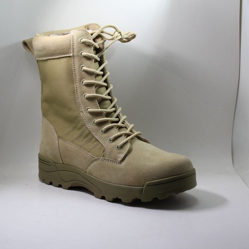 Bottes de cuir armée militaire tactique en gros de combat