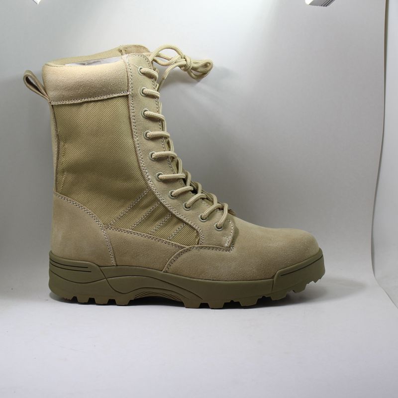 Bottes de cuir armée militaire tactique en gros de combat