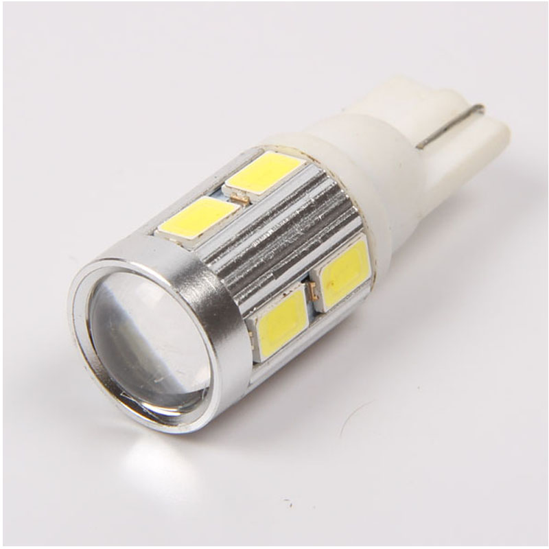 voiture super lumineuse led lumière t10 wedge w5w 168 194 5630 10smd