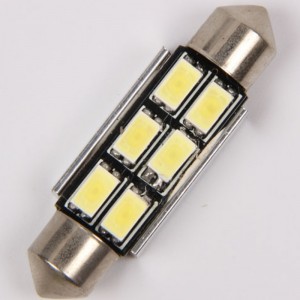 erreur de canbus 5630 6smd 36mm 39mm 42mm c5w a mené des ampoules de feston