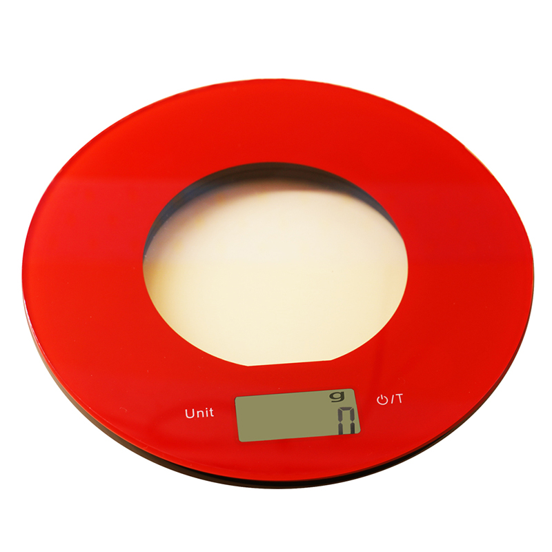 Les marques d'échelle de cuisine de capacité 5Kg ont adapté aux besoins du client des balances rondes numériques de grande taille