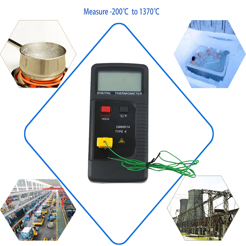 Thermomètre industriel de haute qualité avec capteur de température