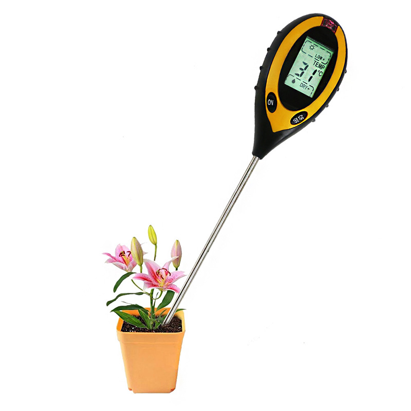 Testeur d'humidité du sol outil de jardin pH extérieur longueur 198 mm longue sonde