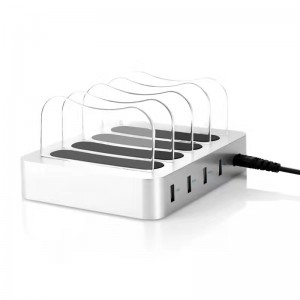 KPS-8402LC Station de chargeur à quatre ports USB (câble CA US / EU / UK / AU)