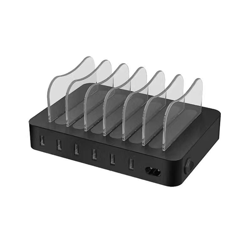 KPS-8403LC Station de chargeur à six ports USB (câble CA US / EU / UK / AU)