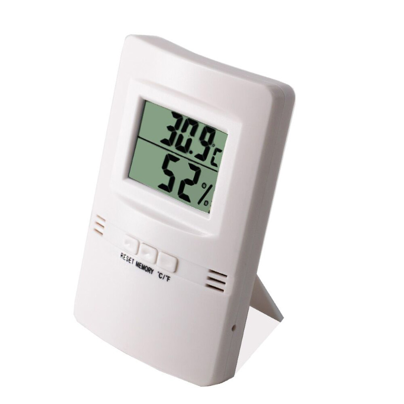 Thermomètre et hygromètre numériques ultra-minces et à affichage à cristaux liquides + Hygrothermographe HR à -1 ° C + -5%