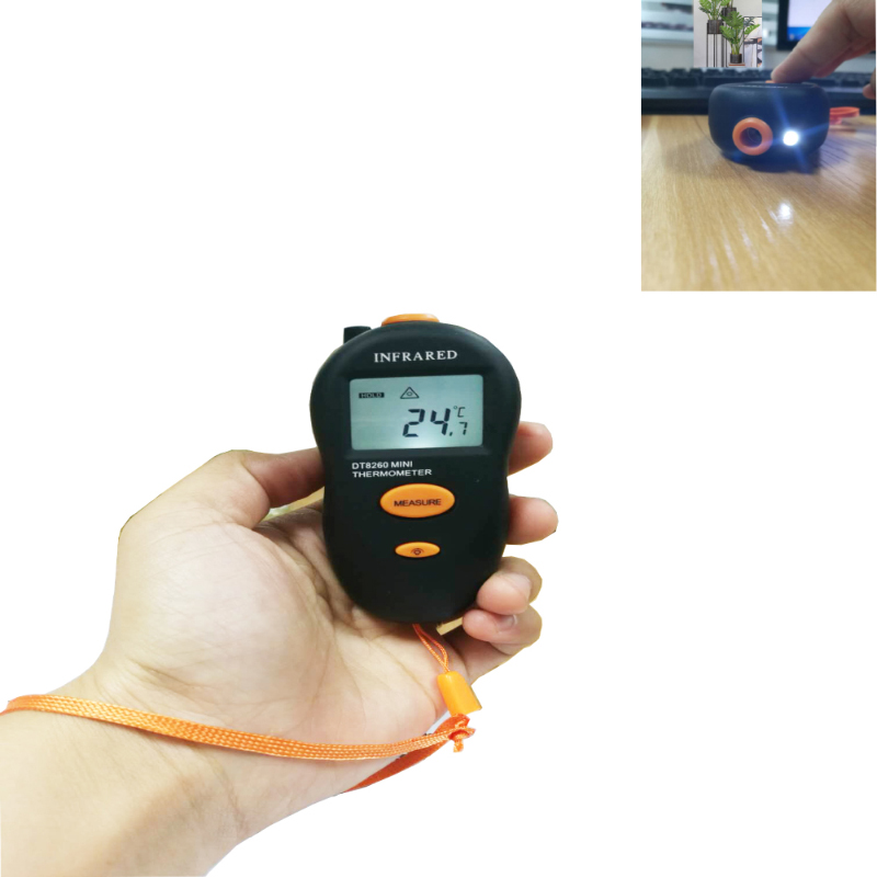 Thermomètre infrarouge sans fil Conevinetive Safe portable Thermomètre de surveillance multi-temps en temps réel