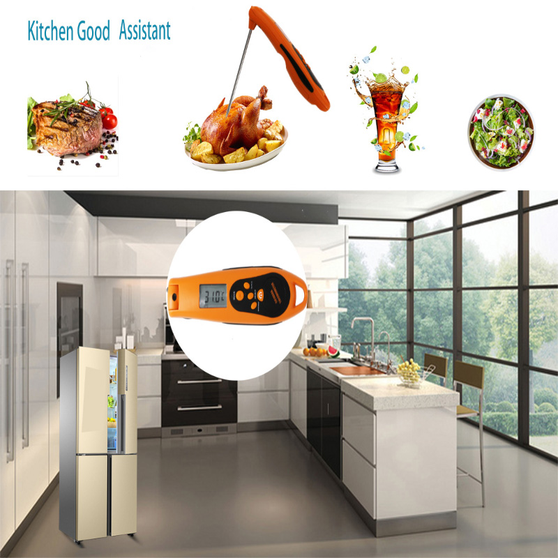Thermomètre électronique à cuisson numérique pour mesurer la température des aliments dans la cuisine