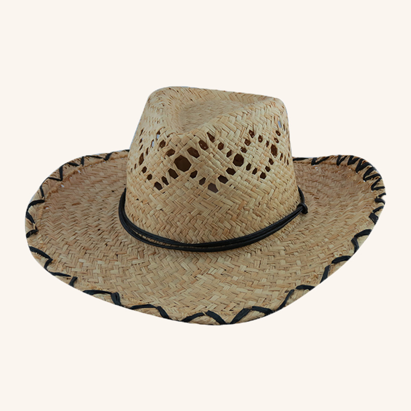 Chapeau tissé à la main