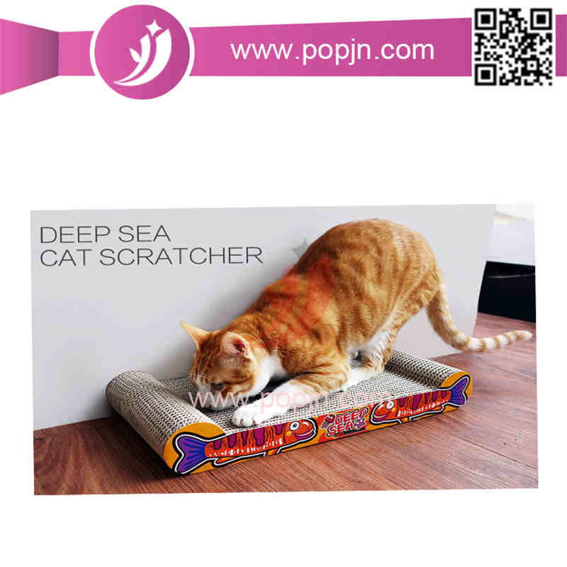 Grattoir de chat en papier ondulé attrayant Fashinable