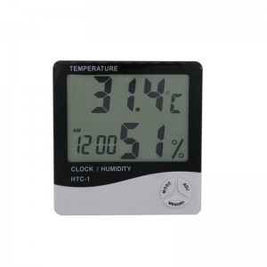 Moniteur de température et d'humidité sans fil avec hygromètre automatique intérieur et digital avec thermomètre