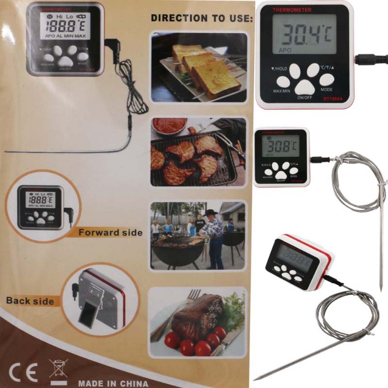 Thermomètre pour aliments durable avec prix direct de fabrication avec la plus haute performance avec avertissement de température