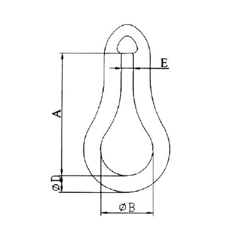 Liens de selle forgés à la taille en acier au carbone