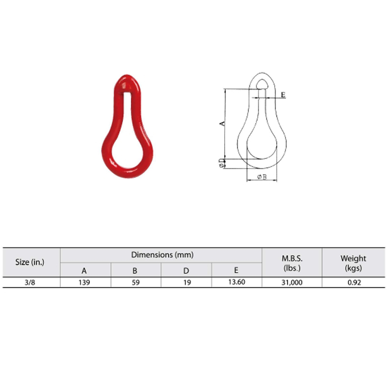 Liens de selle forgés à la taille en acier au carbone