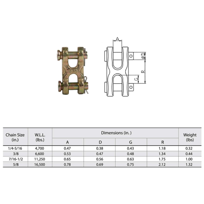 Biellettes de liaison à chape forgées G70, type YZ H
