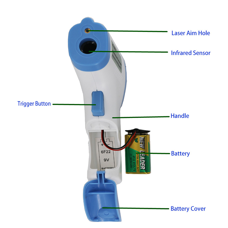 Fiable pour thermomètre de pistolet infrarouge de température infrarouge sans contact OEM pour animaux