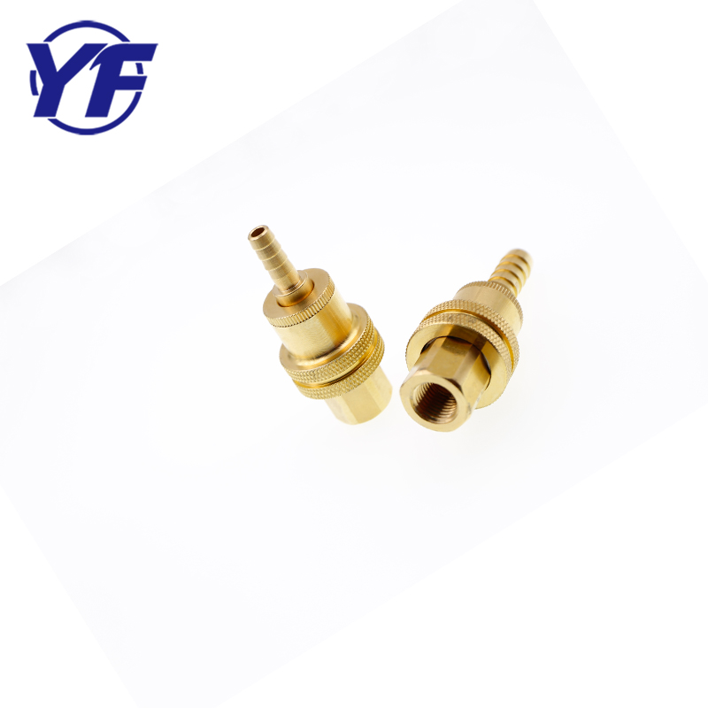 Coupleur hydraulique rapide de petites pièces en métal faites sur commande de pression de haute précision