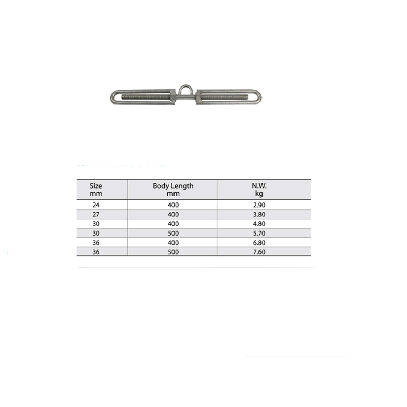 Type D-D Hambourg Turnbuckle Lashing Self Color