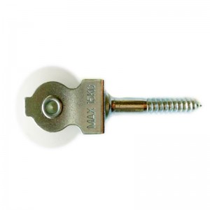 Poulie en nylon avec vis avec filetage en bois ZP