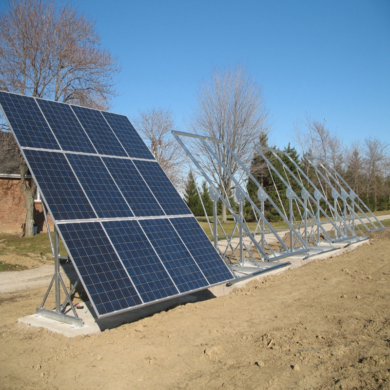Structure en acier à énergie solaire