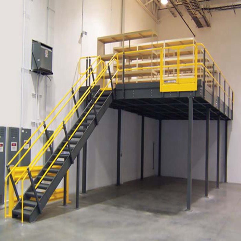 Plate-forme de travail mezzanine en acier de construction