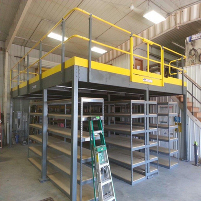 Plate-forme de travail mezzanine en acier de construction