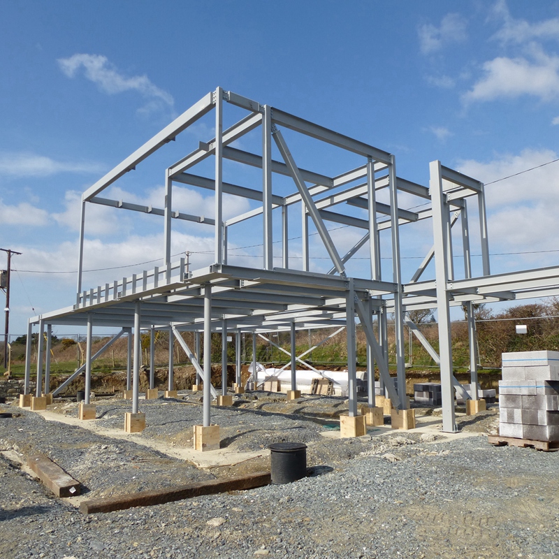 Maison de construction en métal