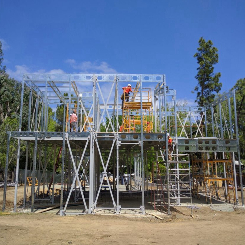 Maison de construction en métal