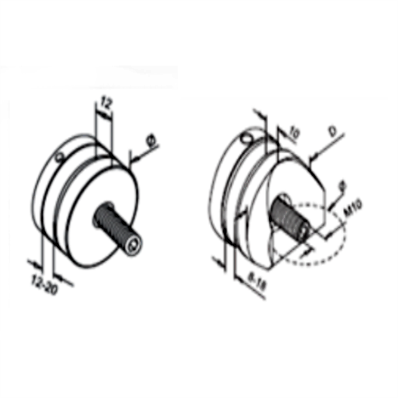 Adaptateur de verre 50MM