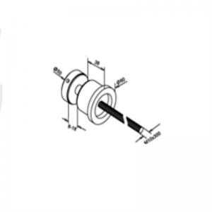 50MM OD Glass-Wall renforcent le support