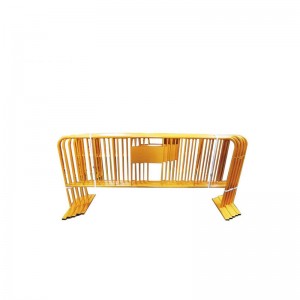 Barricade de contrôle des foules de barrière de circulation routière en métal