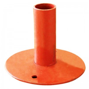 Plaque de crosse d'échafaudage peinte de type Italie