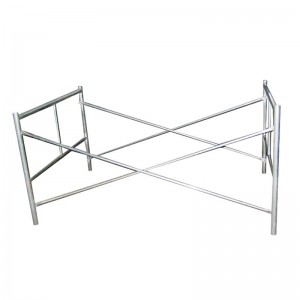 Plaque de zinc pour cadre vertical d'échafaudage 1219 x 914mm