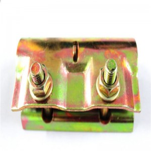 Coupleur à manchon d'échafaudage pressé