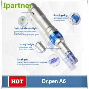 Ipartner Ultima-A6-rechargeable-maquillage-permanent-mésothearpie-tatouage-micro-aiguilletage-machine