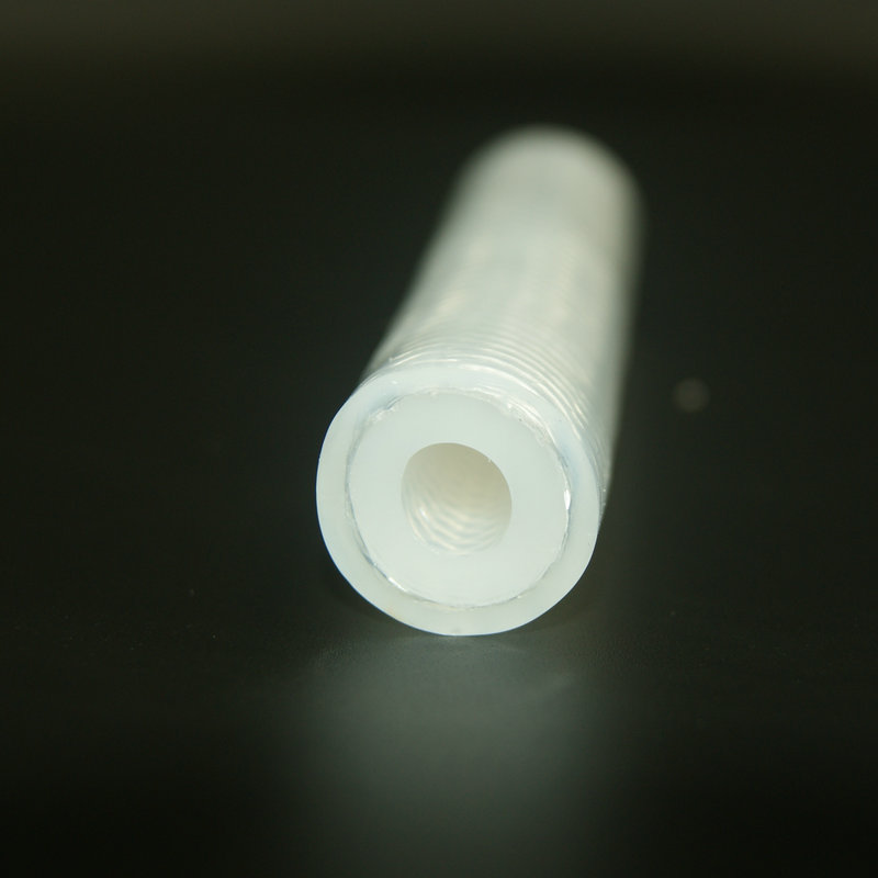 Tube en caoutchouc de silicone tressé renforcé de qualité alimentaire pour la cafetière