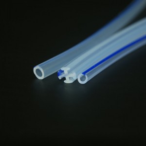 Tuyau en caoutchouc de silicone transparent clair de taille OEM avec différentes tailles