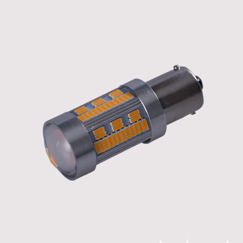 super canbus sans erreur 1.8A réel 21W 105smd 4014 1100LM P21W PY21W W21W 7440 3156 LED clignotant