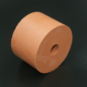 Coussin en caoutchouc naturel / colonne en caoutchouc anti-vieillissement de couleur rouge pour des outils d'essai de véhicule