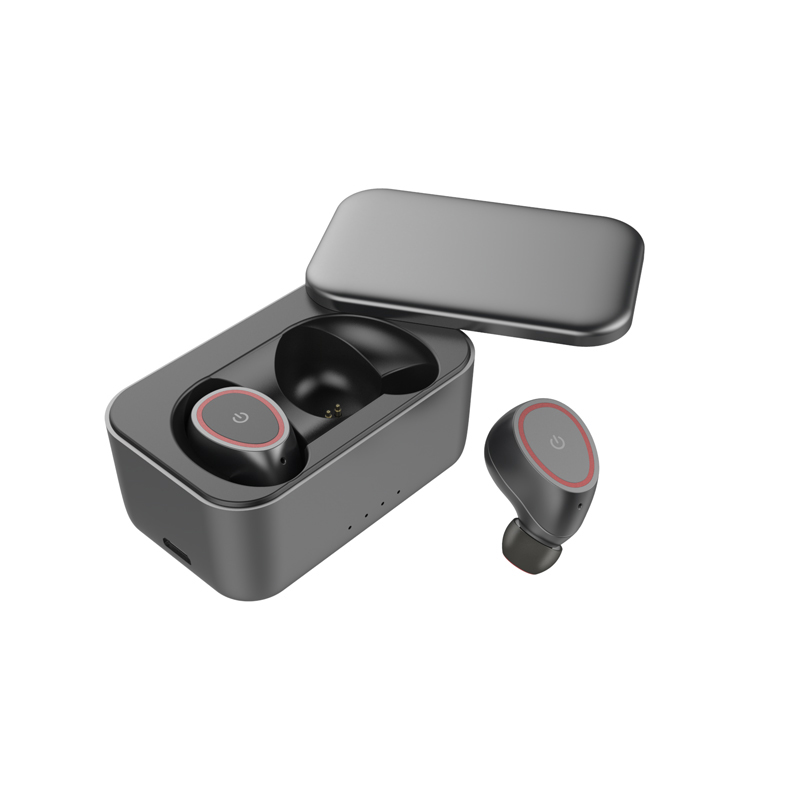 Écouteurs intra-auriculaires de traducteur GW12 avec boîtier de chargement