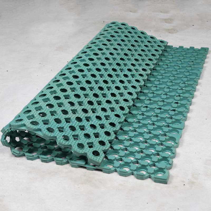 Tapis de drainage en caoutchouc anti-dérapant SBR pour piscine et toilettes