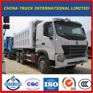 Sino HOWO A7 10 Wheeler 371HP Camion Dompeur