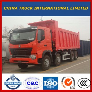 Sinotruk HOWO A7 420HP 12 Prix de camion benne basculante sur pneus