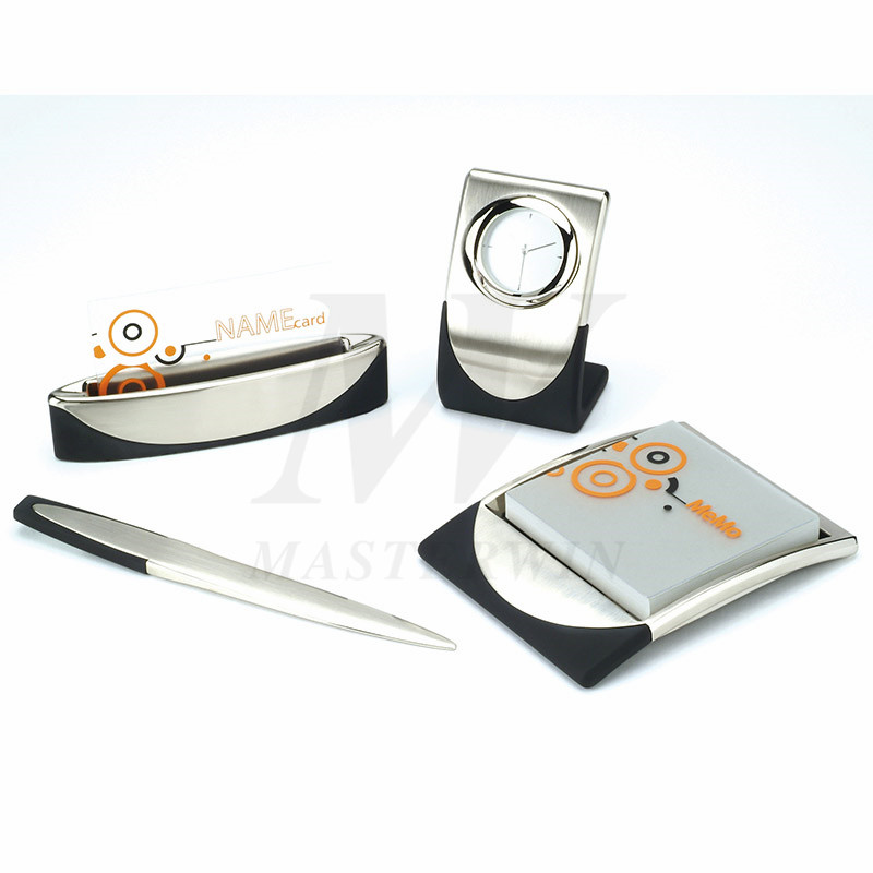 Ensemble de bureau en métal quatre pièces_B93265