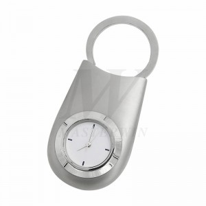 Porte-clé en métal avec horloge à quartz_B6375